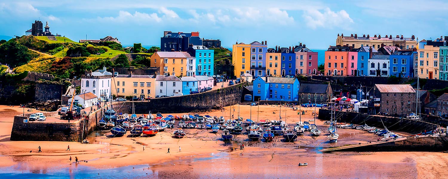 Tenby in Wales