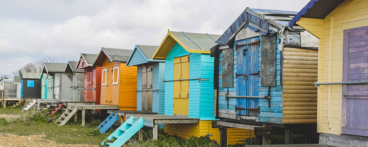 Beach Huts at Whitstable